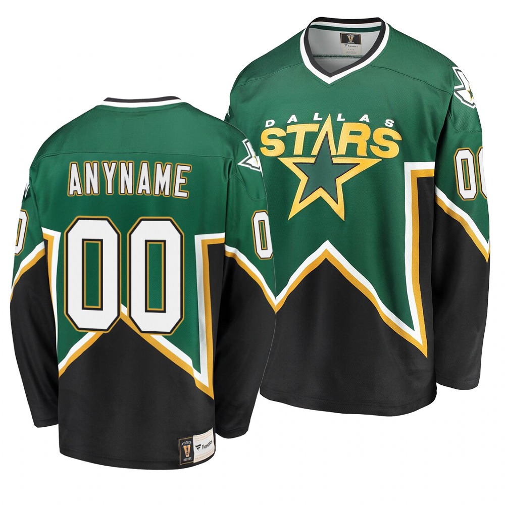 Dallas Stars Custom Kelly Green Men Heritage Premier Breakaway NHL Jersey